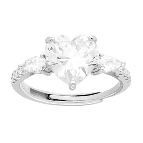 Ring 925 Sterling Silber Herz