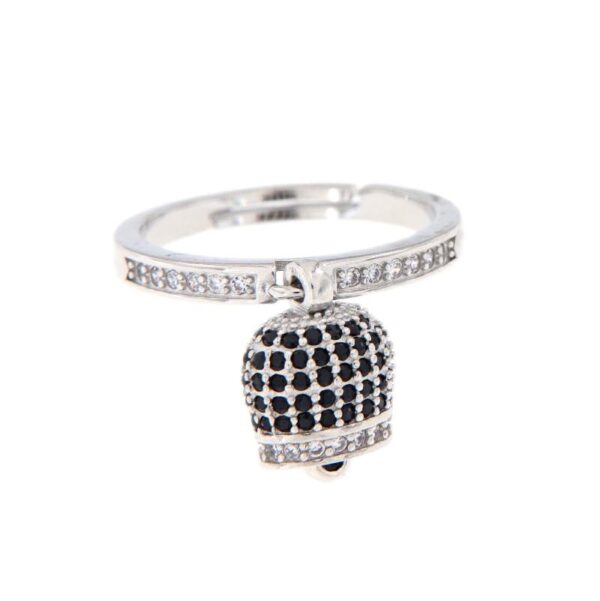 Ring 925 Silber mit Glocke